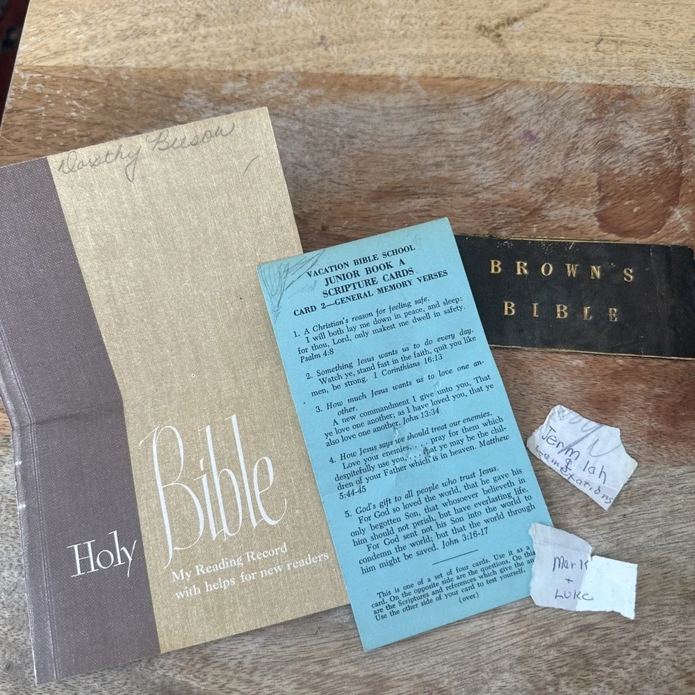 Vintage Holy Bible Illustrated KJV  Zipper World Publishing Ephemera 1930s